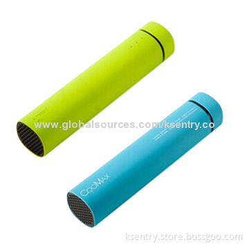 Colorful Portable Bluetooth Speaker with 4000mAh Power Bank